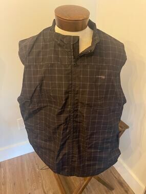 Chaps 78 Golf Stay Dry Full Zip Vest Gray Size XXL